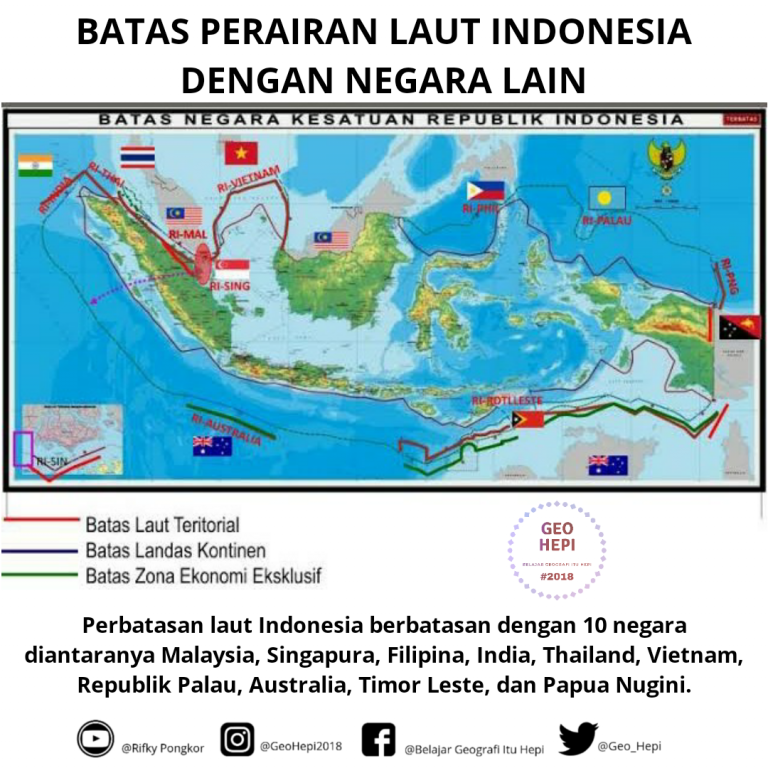 batas lautan wilayah indonesia dengan negara lain